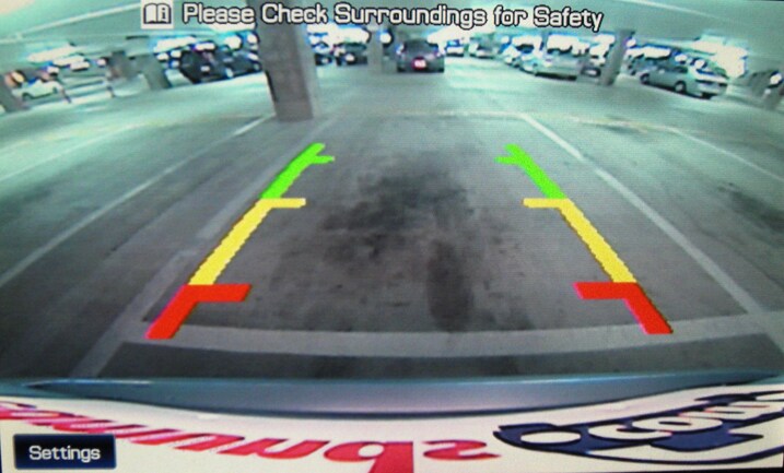 Ford Fusion Hybrid Reverse Camera.JPG