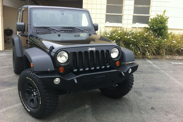 2012 Jeep wrangler unlimited front bumper #4