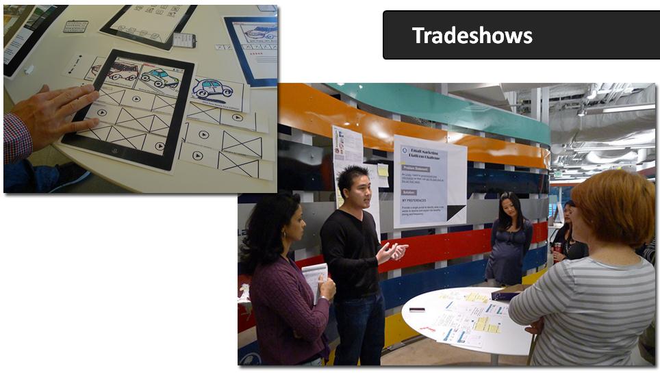 Tradeshows to display prototypes