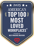 2025 Americas Top 100 Most Loved Workplaces