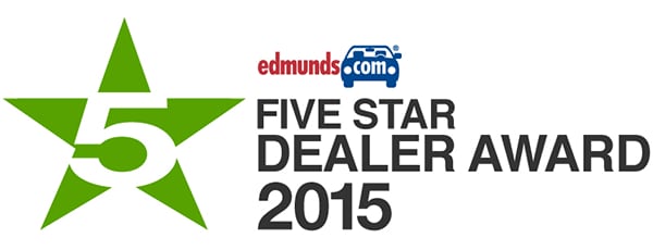 Edmunds.com Five Star Dealer Award 2015