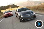2011 Cadillac CTS-V Coupe vs. 2011 BMW M3 Comparison Test Video