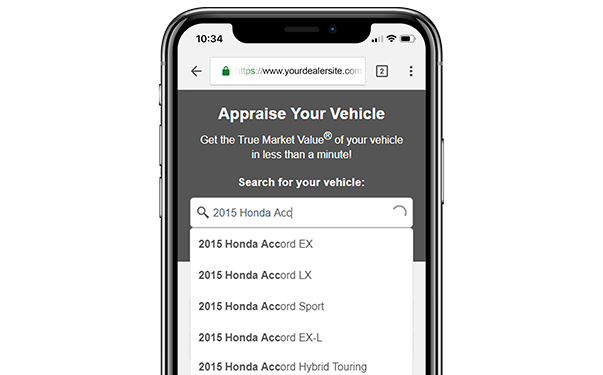 Vehicle appraisals and trade-ins